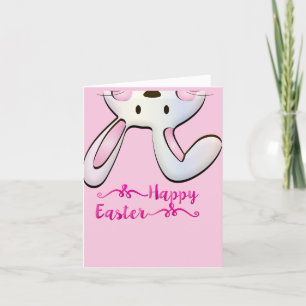 Anuncio Feliz Pascua Perfecta, Conejo Rosa