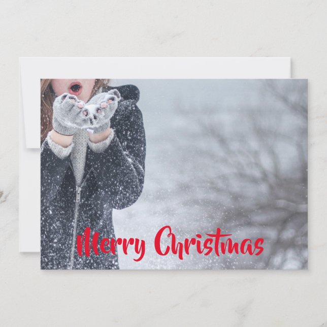 Anuncio Feliz Personalizable navideño (Anverso)