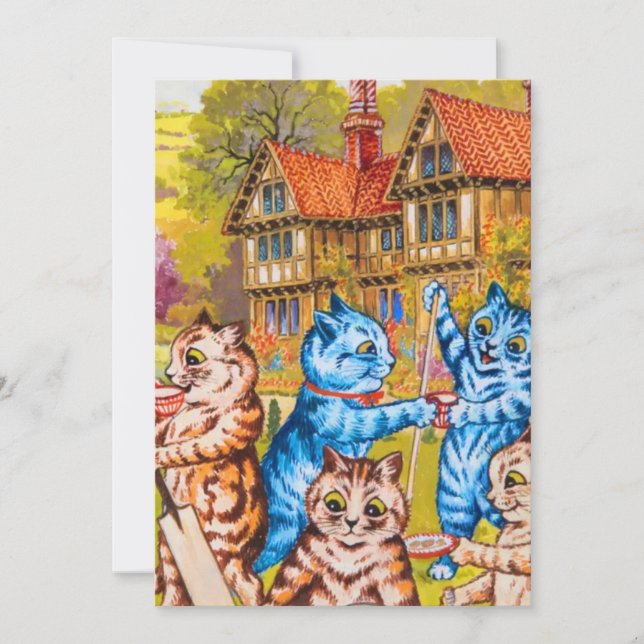 Anuncio Fiesta de gatos en el jardín (Anverso)