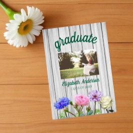 Anuncio Fiesta de Graduación en el Jardín