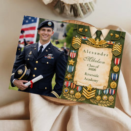 Anuncio Fiesta de Graduación Honor y Valor