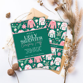 Anuncio Fiesta de Navidades de suéter feo