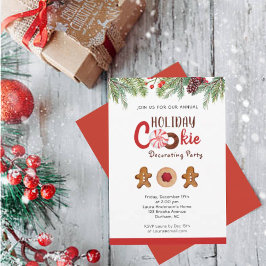 Anuncio Fiesta decorativo de cookies de vacaciones
