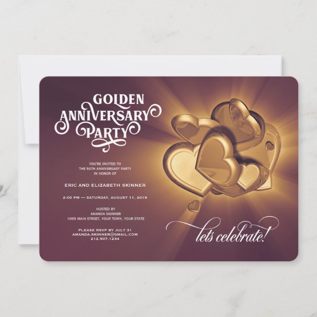 Anuncio fiesta del 50° Aniversario de Oro (Versión 4) (Anverso)