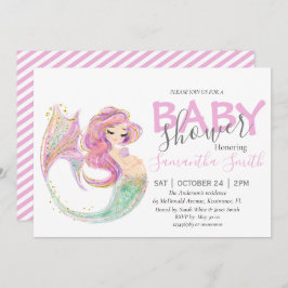 Anuncio Fiesta Mermaid Baby Shower