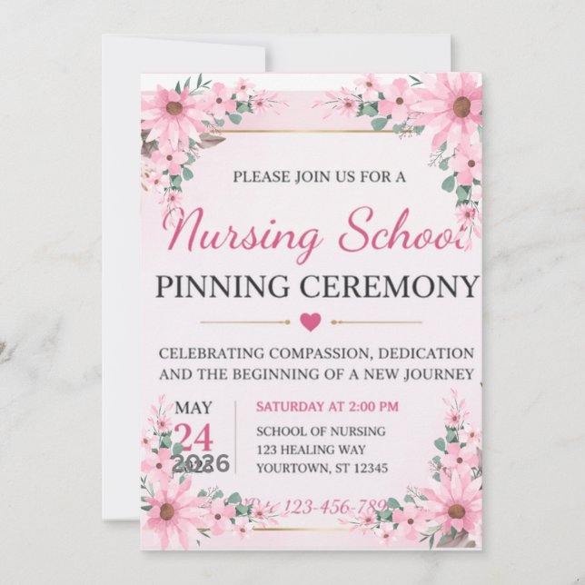 Anuncio Flat Announcement Card (Anverso)