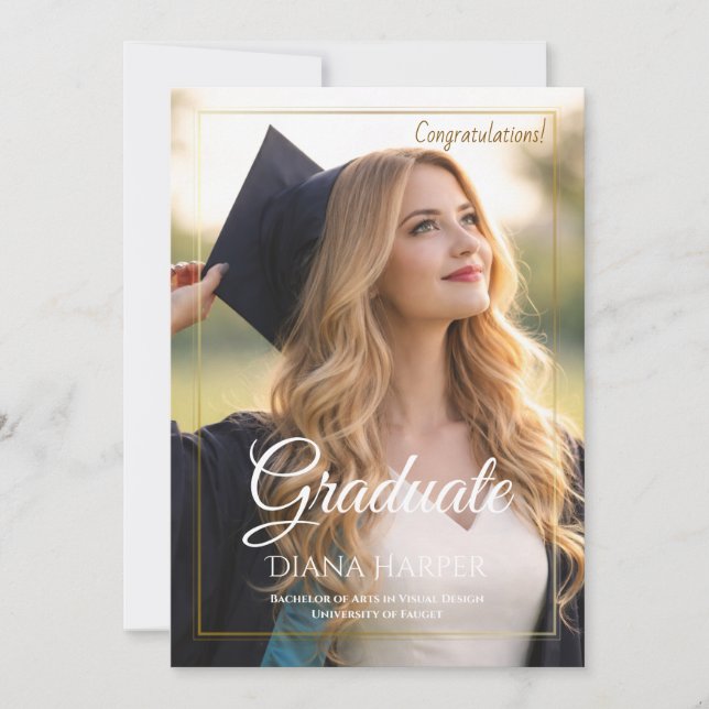 Anuncio Flat Announcement Card (Anverso)