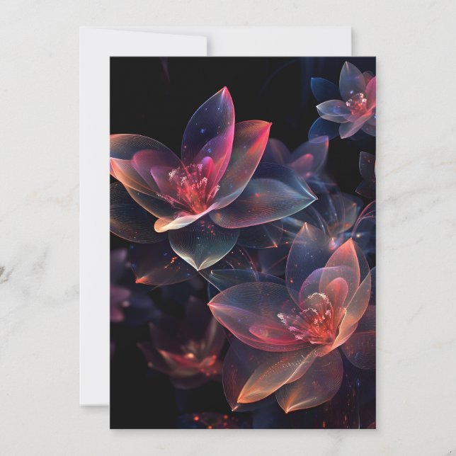 Anuncio Flor de Loto Cósmico Celestial en Flor (Anverso)