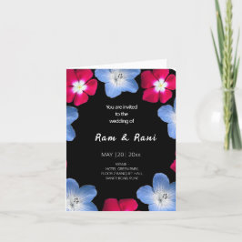 Anuncio Flor negra y rosa
