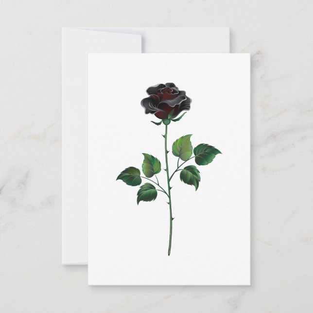 Anuncio Flor rosa negra (Anverso)