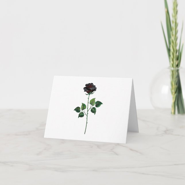 Anuncio Flor rosa negra (Anverso)