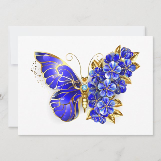 Anuncio Flor Sapphire Mariposa (Anverso)
