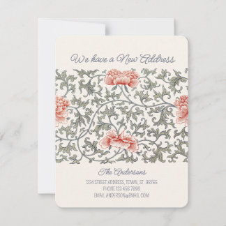 Anuncio  Floral asiático estilo William Morris CC1289 Muda