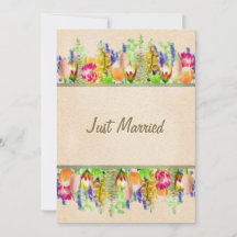 Floral de primavera rusa acaba de casarse con Boda