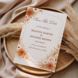 Anuncio Floral Neutral Cálido
