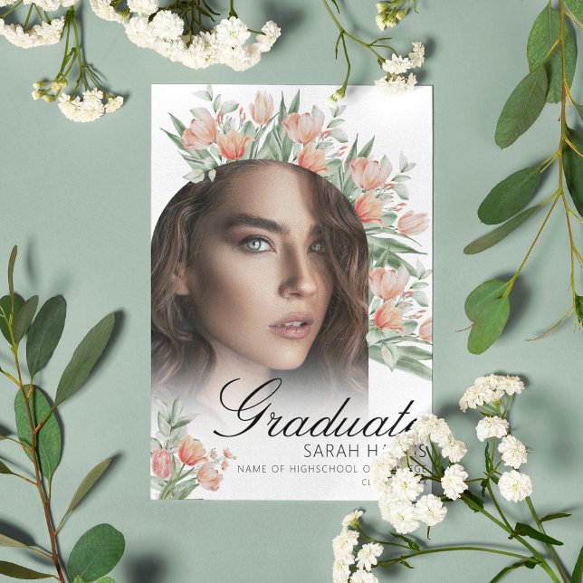 Anuncio Floral Peachy de Primavera | Foto con Arco de Grad (Subido por el creador)