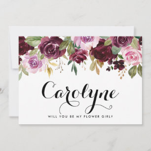 Anuncio Floral Púrpura Botánica Serás Mi Niña Flora