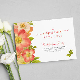 Anuncio Florales en flor botánica elegante movimiento