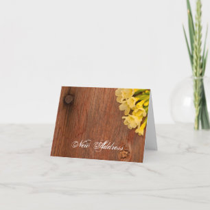Anuncio Flores amarillas y madera de pino nueva dirección
