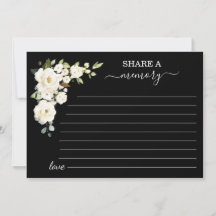 Flores blancas: negro comparte una asistencia a la