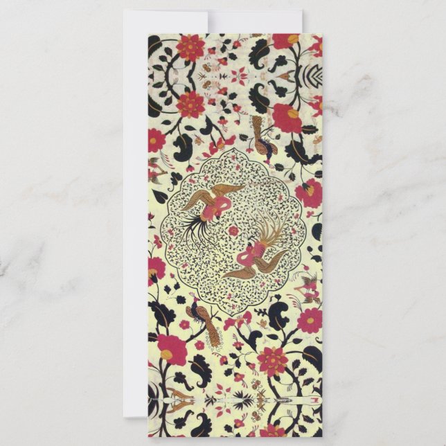 Anuncio Flores Y Aves De EDEN Floral Amarilla Roja Negra (Anverso)