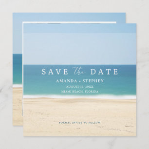 Anuncio Florida Beach Photo Wedding Salva la fecha