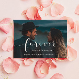 Anuncio Forever tiene un bonito anillo para el boda de fot