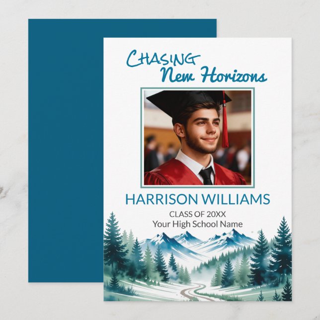 Anuncio Forge Your Own Path Grad Party (Anverso / Reverso)