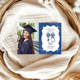Anuncio Foto: Blue Toile Bow Nurse School Grad