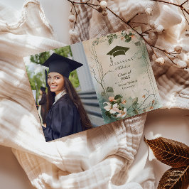 Anuncio Foto Boho Wildflower Graduation Party