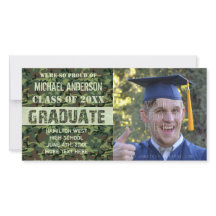 Foto de 2023 Personalizado de camuflaje de graduac