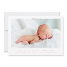 foto de arco simple rosa bebé nacer