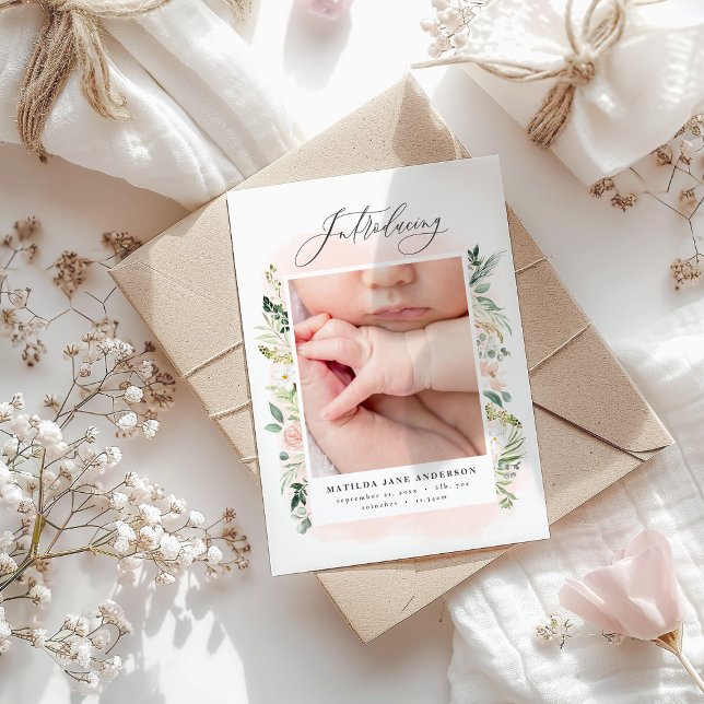 Anuncio foto de bebé rosa elegante (Subido por el creador)