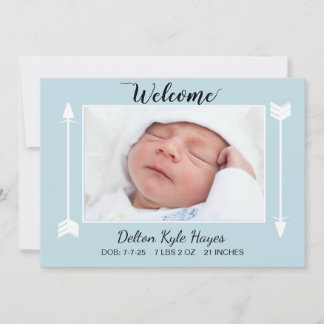 Anuncio Foto de bienvenida del bebé recién nacido