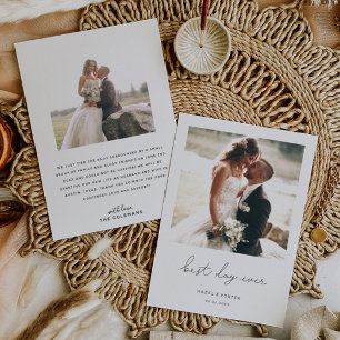 Anuncio Foto de Boda del mejor día minimalista de la histo