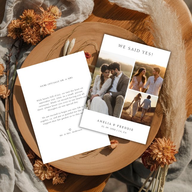 Anuncio Foto de Boda Rústica de Elopement Moderno Dijimos  (Subido por el creador)