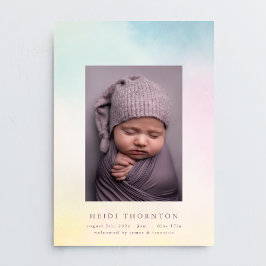 Anuncio foto de borde de agua suave arco iris nacimiento d