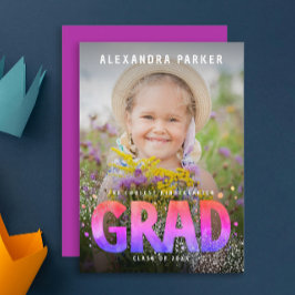 Anuncio Foto de degradado morado de Guay Girly Graduado