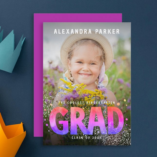 Anuncio Foto de degradado morado de Guay Girly Graduado (Subido por el creador)