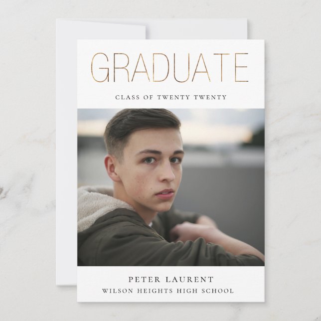 Anuncio Foto de Golden GRADUATE (Anverso)