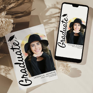 Anuncio Foto de graduación con arco moderno