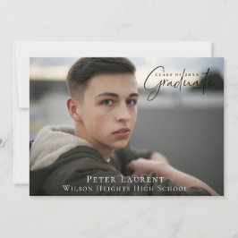 Anuncio Foto de graduación de caligrafía moderna