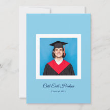 Foto de graduación de escuela secundaria moderna e