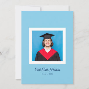 Anuncio Foto de graduación de escuela secundaria moderna e