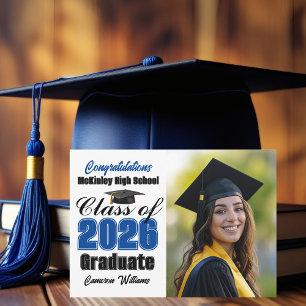 Anuncio Foto de graduación de la clase azul de 2026