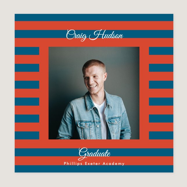 Anuncio Foto de graduación de la escuela secundaria Preppy (Subido por el creador)