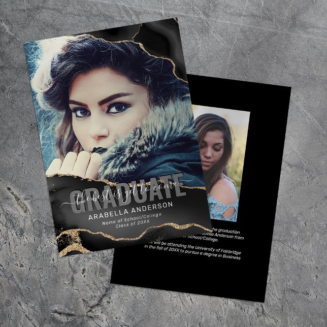 Anuncio Foto de graduación de oro negro (Subido por el creador)