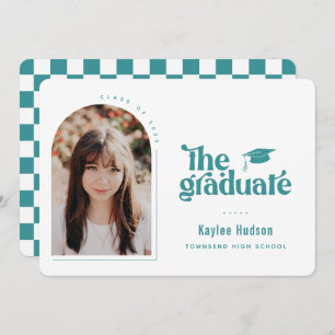 Anuncio Foto de graduación de tipo retro