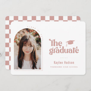 Anuncio Foto de graduación de tipo retro