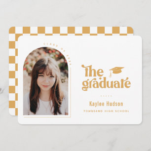 Anuncio Foto de graduación de tipo retro